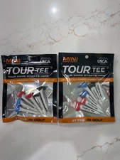 2 PACK !!  Tour TEE MINI Pack Adv Launch Technology  More Distance! New!!