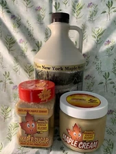 100% Pure Maple Combo Half gallon Syrup,16 oz maple cream,8 oz dark maple sugar