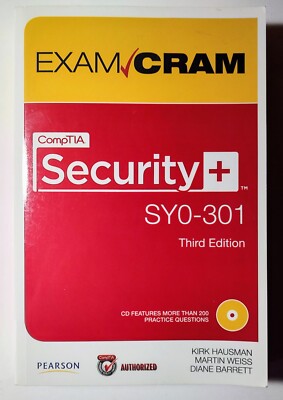 Exam Cram Ser.: CompTIA Security+ SY0-301 Exam Cram by Martin Weiss, Kirk...
