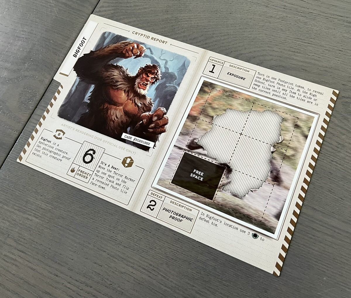 Horrified American Monsters | Bigfoot Monster Mat | Official Game