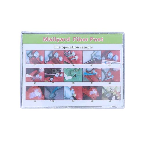 Poteaux Dentaires En Fibre De Quartz/verre Filetés - Diamètres 1.2 à 1.8mm, Pour Reconstruction Radiculaire