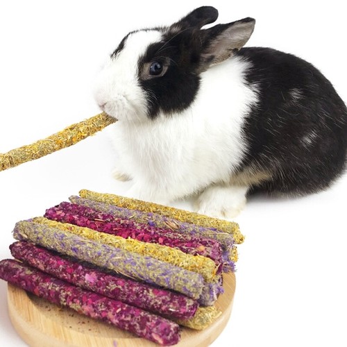 18-Piece Rabbit Chew Toy Edible Timothy for Hay Sticks Safe for Guinea Pig Gerbi - Picture 6 of 8