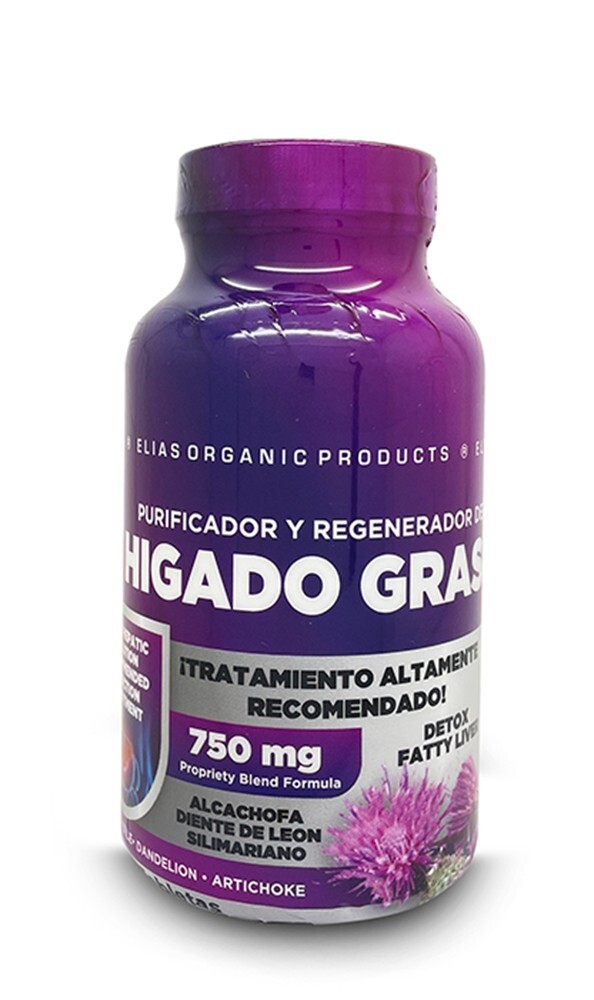 Elias Organic  HIGADO GRASO 750mg 60 Tab