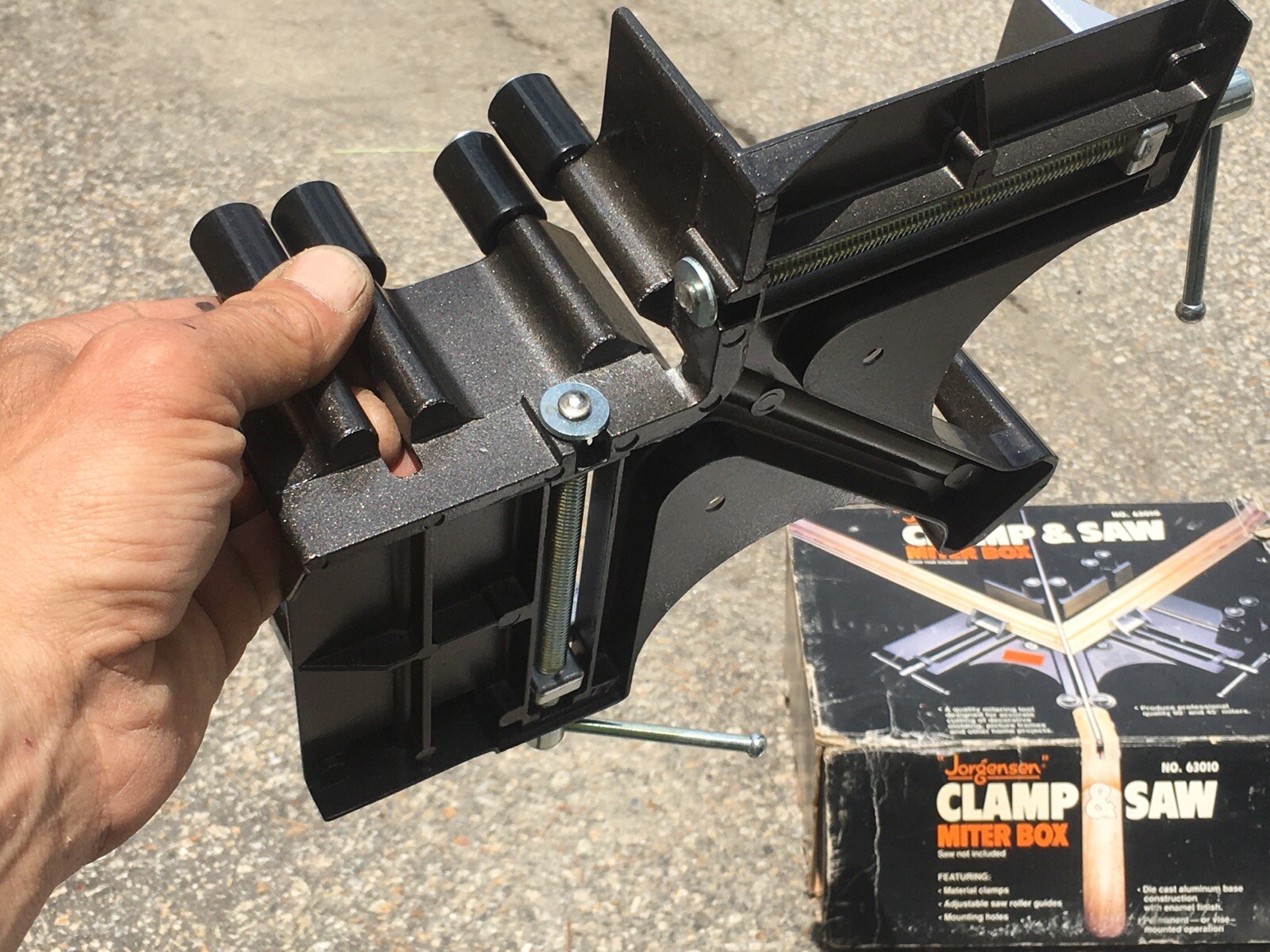 Clamp And Saw Miter Box 63010 eBay