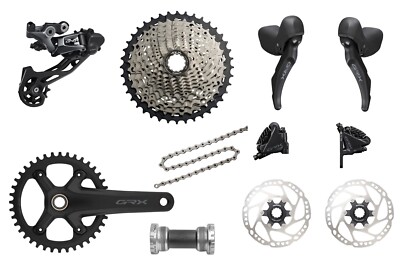 SHIMANO GRX RX600 Gravel Komplettgruppe 1x11-fach hydraulische Scheibenbremsen