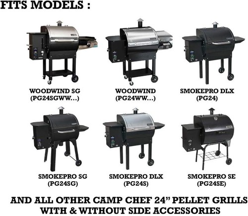 2024 Coperchio Griglia Ricambio per Camp Chef Woodwind, DLX, SmokePro, Tutti 24" P... - Foto 8 di 8