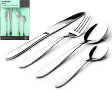 16 PC ARCH CUTLERY SET QUALITY STAINLESS STEEL KNIFE FORK DESSERT TEA SPOON 883 