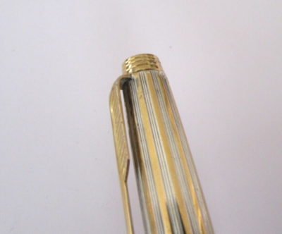Stylo Parker 75 Vendôme En Argent Massif 925 Motif Lignes - Bille/roller - Occasion Rare Et Magnifique