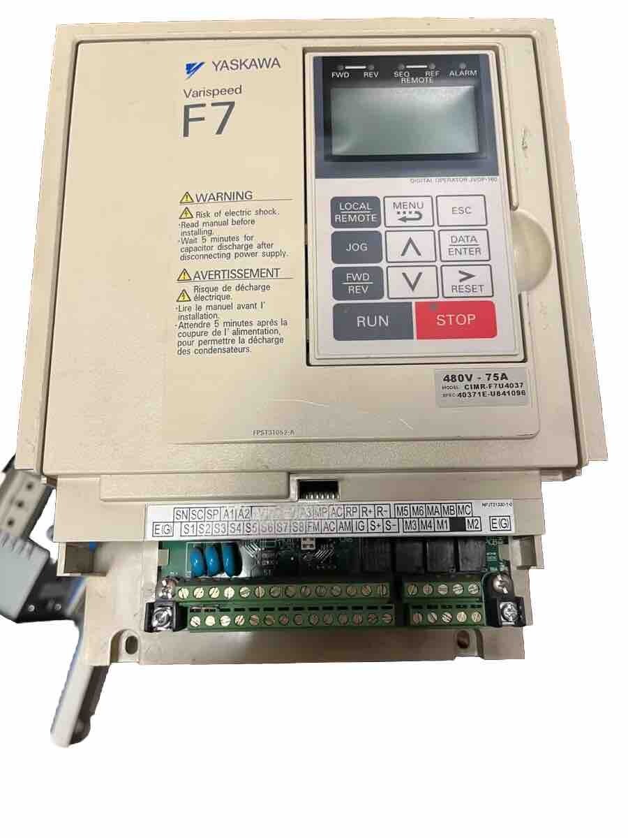 yasu YASKAWA VARISPEED F7 VARIABLE FREQUENCY DRIVE CIMR-F7U4037