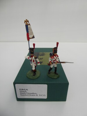 FRONTLINE FIGUREN FDG4 FRANZÖSISCHES KAISERREICH HOLLÄNDISCHE GRENADIERE FANNERTRÄGER & UNTEROFFIZIER