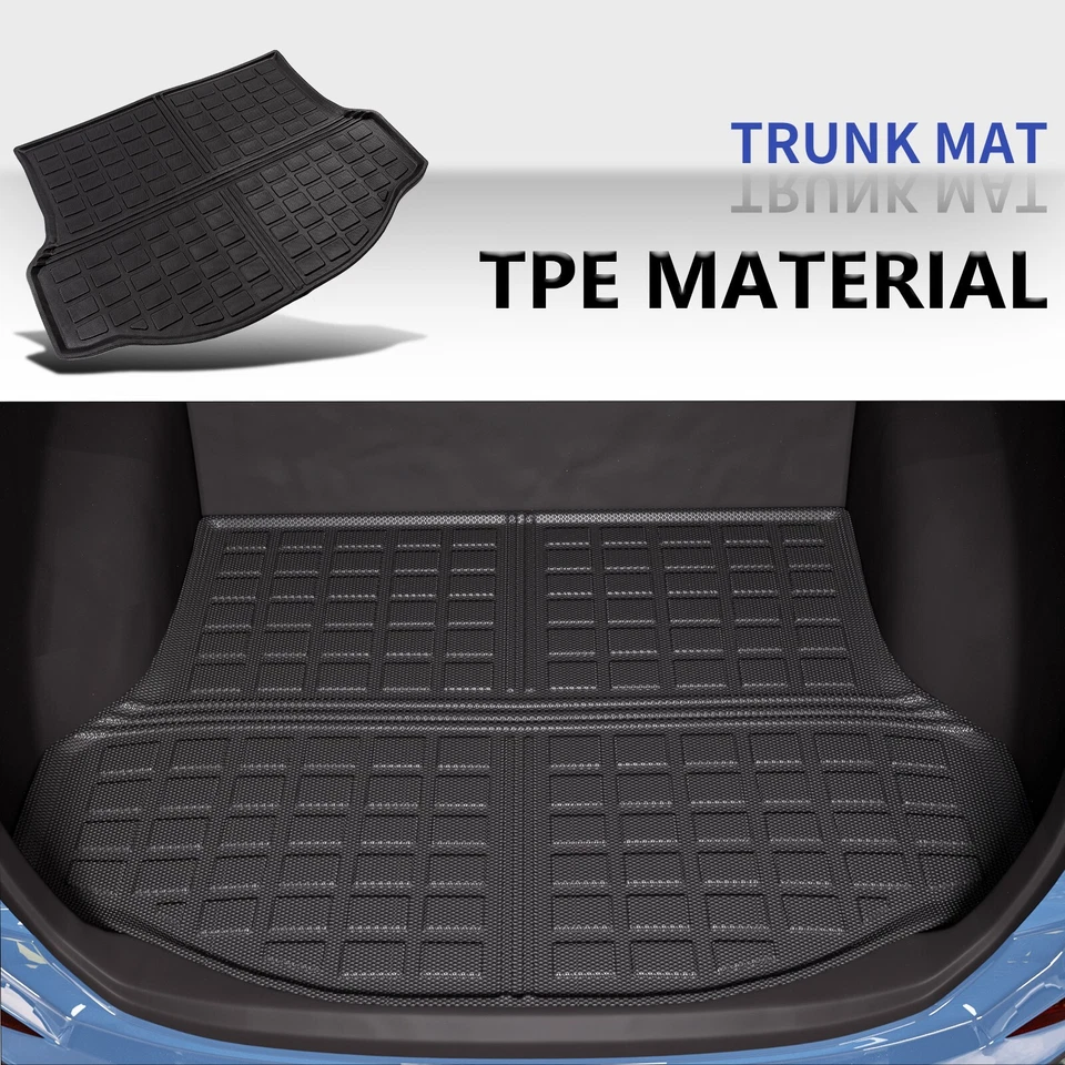 Cargo Mat Backrest Mats Anti-Slip Trunk Cargo Liners For 2013-2018 Toyota RAV4 Foto 3 de 4