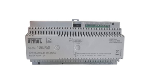 Urmet 1083/50 Interfaccia di Colonna per Sistema 2Voice - Bianca - 第 4/4 張圖片