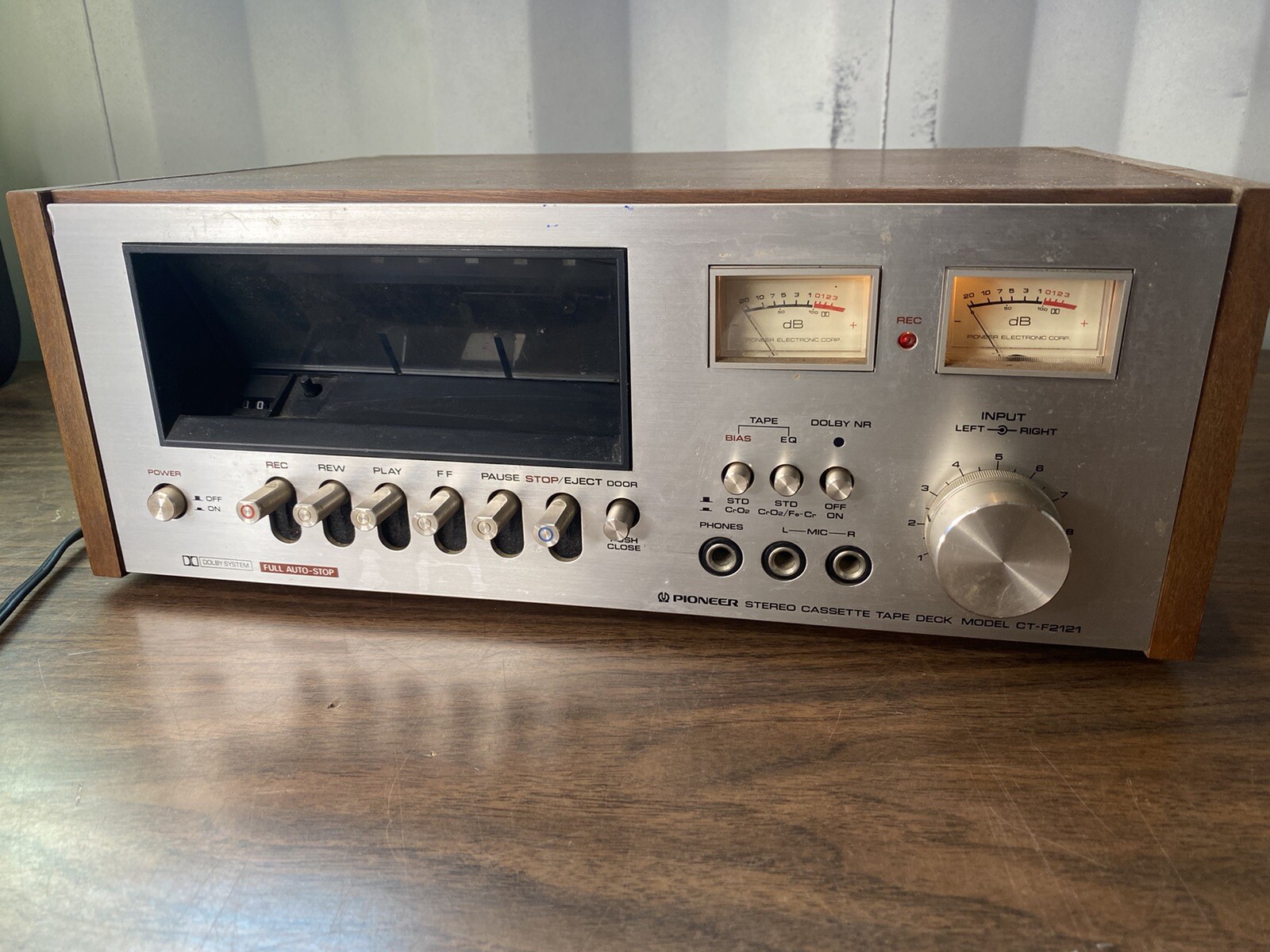 Vintage Pioneer Stereo Cassette Tape Deck Model CTF2121 eBay