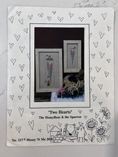Mosey 'N Me "Two Hearts" The HoneyBear  the Sparrow Cross Stitch No 117