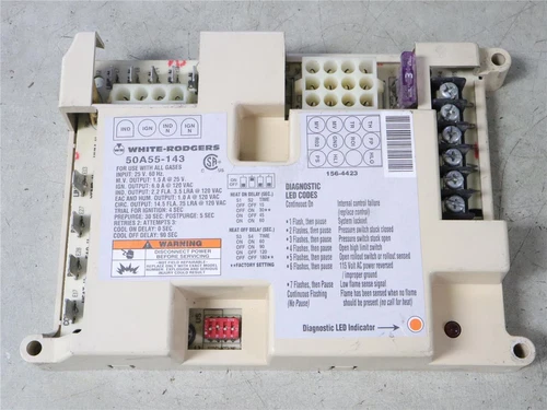 White Rodgers 50A55-143 Universal Integrated Fan Control HSI Systems 156-4423