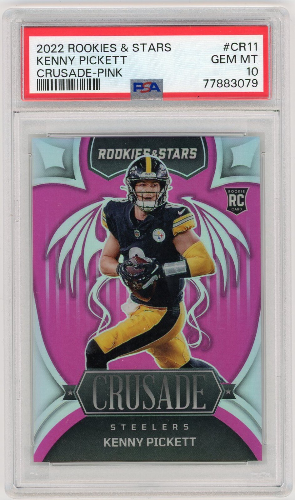 Kenny Pickett Panini Rookies & Stars Crusade #CR11 Pink