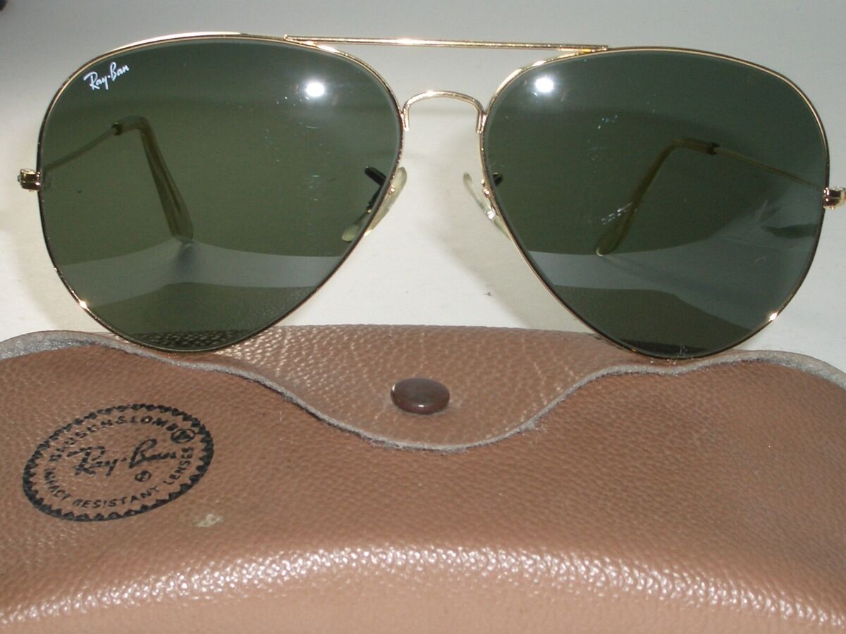 64-14 VINTAGE B&L RAY BAN W0500 G15 UV LARGEST GEP METALS 64-14 VINTAGE B&L RAY BAN W0500 G15 UV LARGEST GEP METALS