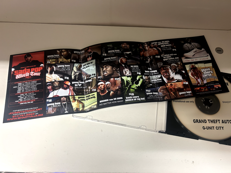 DJ WHOO KID G-UNIT RADIO 9 CITY YOUNG BUCK NYC PROMO MIXTAPE MIX CD 50 ...