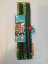 Safe Fit Safe Temp SUN SHADES 2-Pack Roll-Up BLOCK UVA UBV UNIVERSAL CAR WINDOW