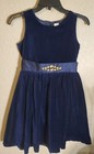 Gymboree Girls Blue Velvet Party Dress Size 12 — photo 1