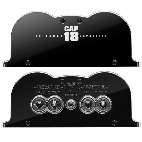 1 BOSS AUDIO SYSTEMS CAP18 condensatore ibrido cromato 18 farad 18000 watt rms - Foto 4 di 8