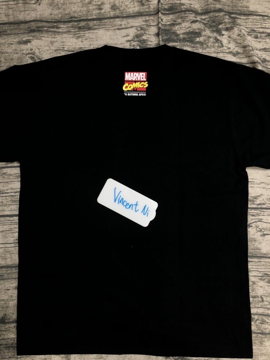 A BATHING APE x MARVEL CAMO IRON MAN EX TEE SIZE XL XXL