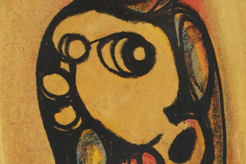 Hargreaves NTUKWANA (South African 1938-1999) Watercolor "Boy's Face" - Picture 5 of 9