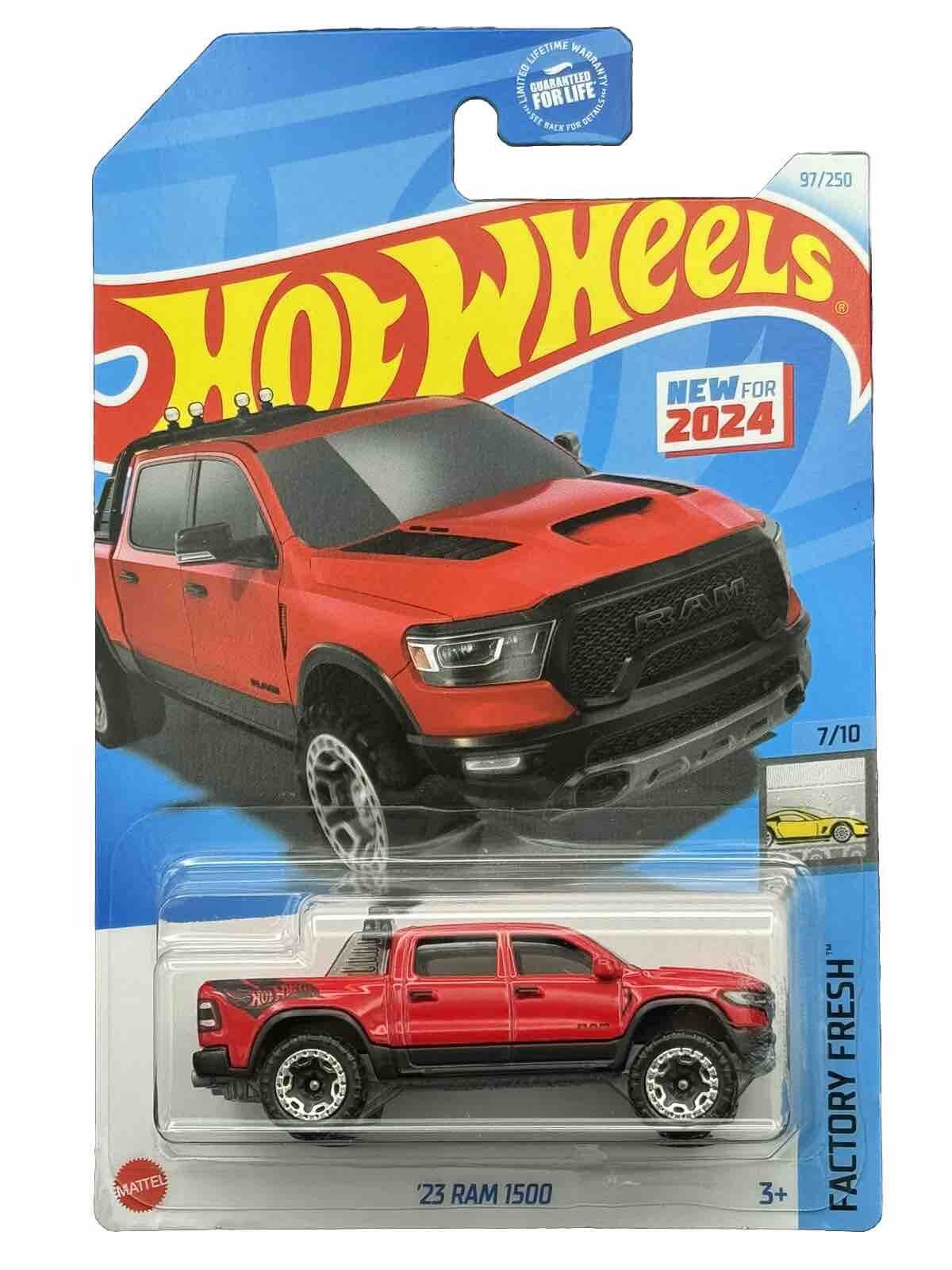 Hot Wheels 2024 HW Factory Fresh 7/10 Red '23 RAM 1500 New For 2024