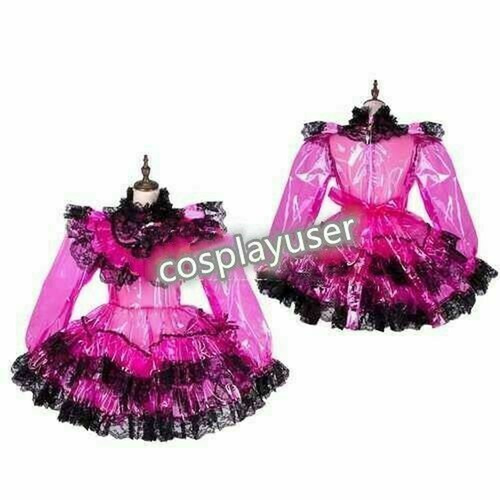 PVC sissy maid lockable dress Tailor-made - Picture 3 of 8