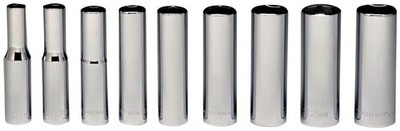 Wright Tool 257 1/4'' Drive 6 Point Deep Metric Socket Set, 5mm - 13... Fast Ship