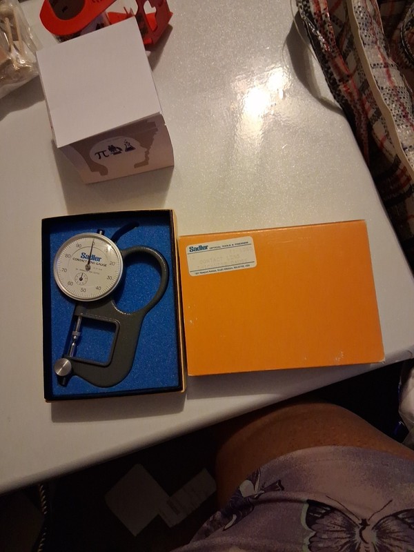 Sadler Contact Lens Thickness Gauge 11-1080 Excellent Condition Vintage
