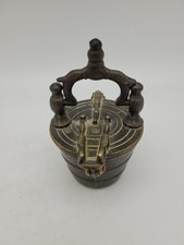 Antikes Bechergewicht Apothekergewicht aus Messing