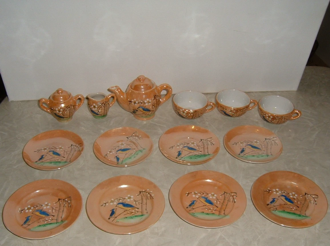 ビンテージ リトルホステス 14ピース フルセット モダントーン Little Hostess Tea Set In Vintage & Antique Tea Sets for sale - eBay