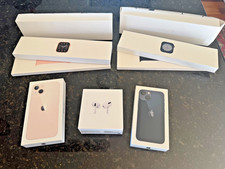 EMPTY Apple Product Boxes- Apple Watch 6 8  iPhone 13 13 Mini  AirPods Pro