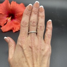 Stunning Unique Handmade 925 Sterling Silver Stackable Band Ring B104