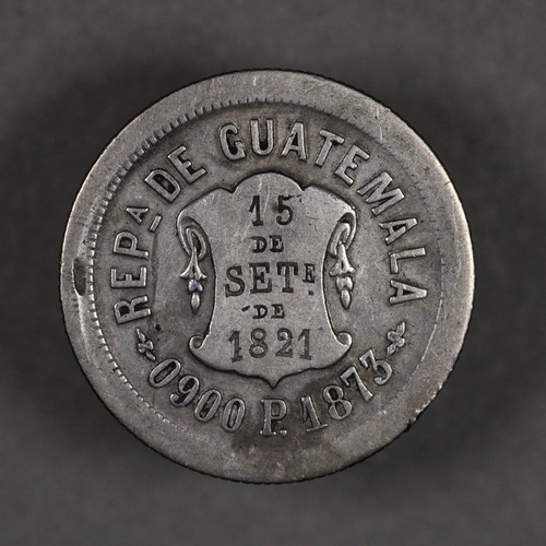 1873 Guatemala Silver 2 Reales
