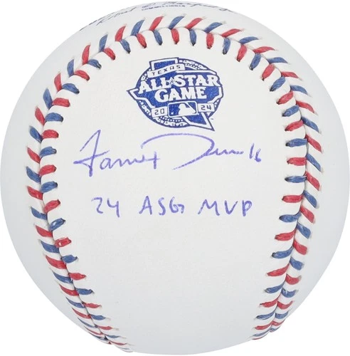 Jarren Duran Boston Red Sox Signed 2024 MLB ASG Logo Baseball w/24 ASG MVP Insc