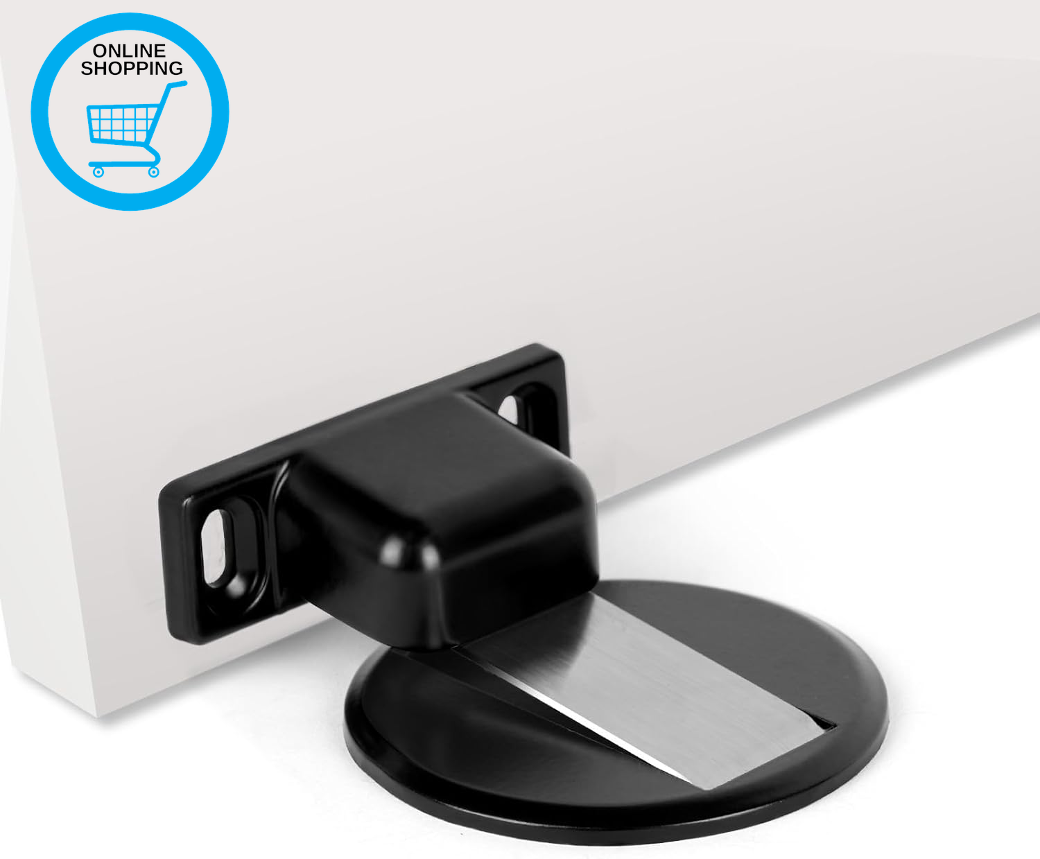 Magnetic Door Stoppers, Heavy Duty Door Catch, Invisiable Floor Magnet Door Stop