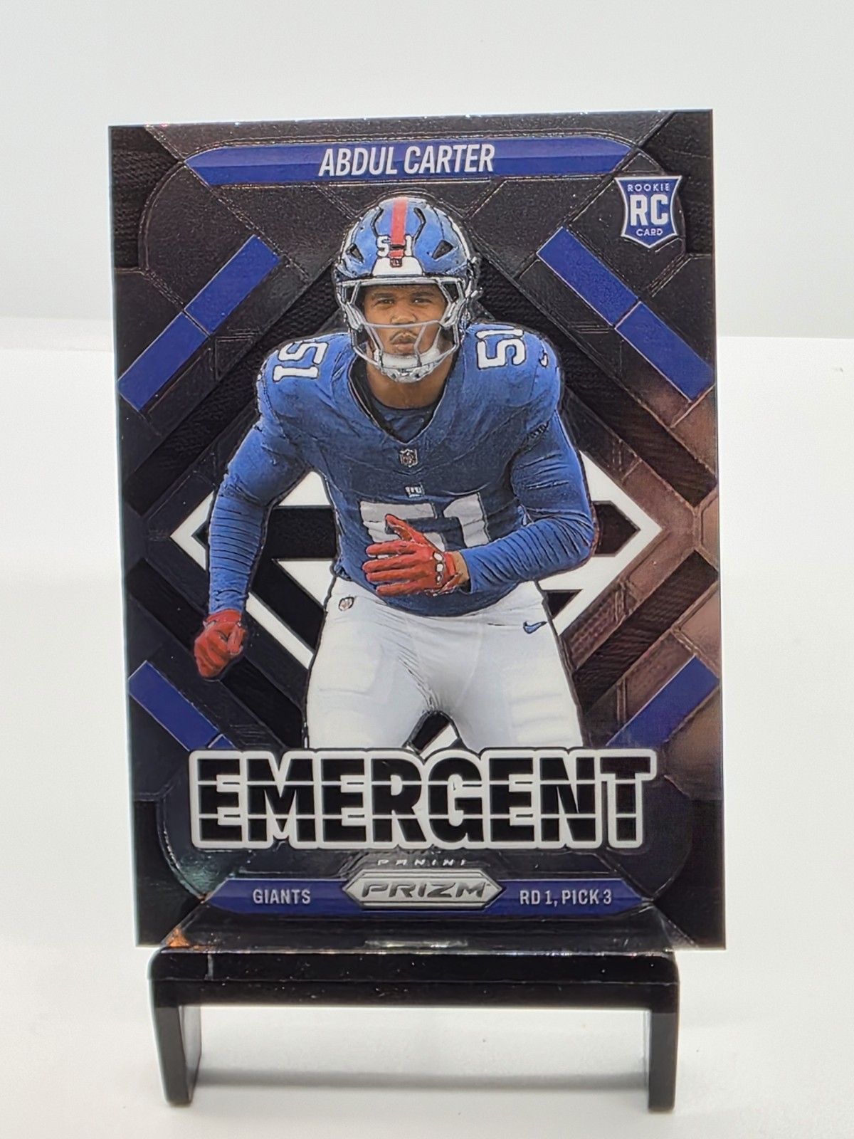 2025 Panini Prizm Abdul Carter Emergent Rookie New York Giants #7