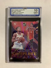2021-22 Donruss - Complete Players Trae Young #6 Holo Pink Laser ISA 10 GEM MINT