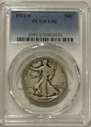 1921 S Walking Liberty Half Dollar PCGS G6 Only 548k Minted