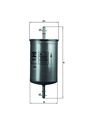 Mahle Kraftstofffilter U.A. FüR Mitsubishi, Volvo-image