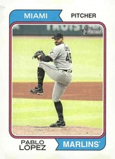 2023 Topps Heritage #341 Pablo López