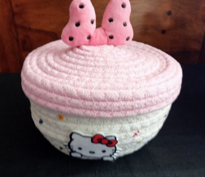 Aufbewahrungskorb ''hello Kitty'' in pink!