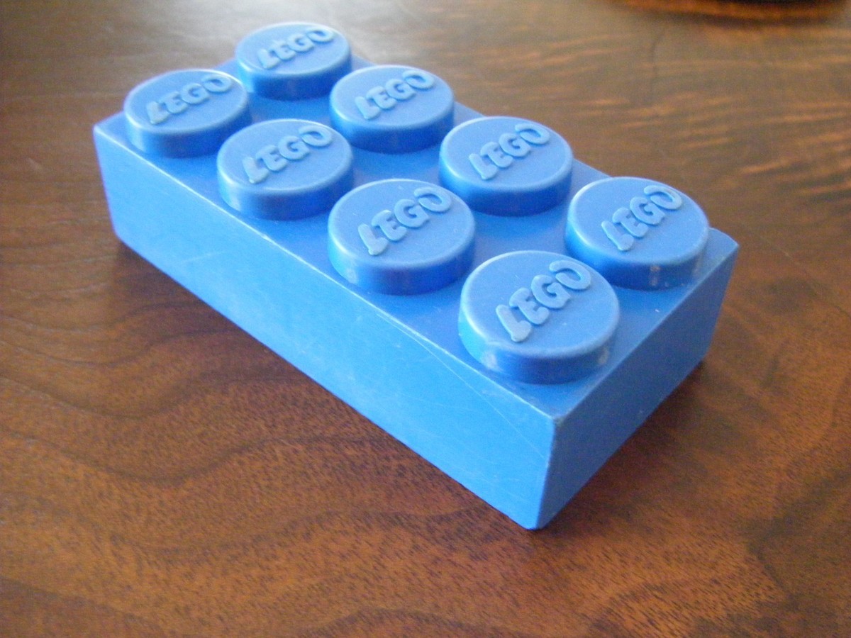 LEGO JUMBO Bricks Blue 1960's 60's 2