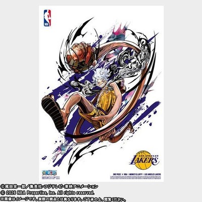 Presale ONE PIECE & NBA Mini Poster Set 10 Sheets Limited Japan B4