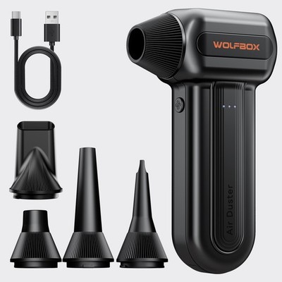 WOLFBOX MF60 Compressed Air Duster -110000RPM Super Power Electric Air Duster