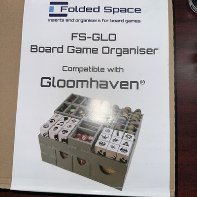 Folded Space Gloomhaven Organizer Box Insert FS-GLO Game **NEW**