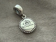 Genuine Pandora Silver *SHANGHAI ANNIVERSARY* Disney Resort Castle Dangle Charm
