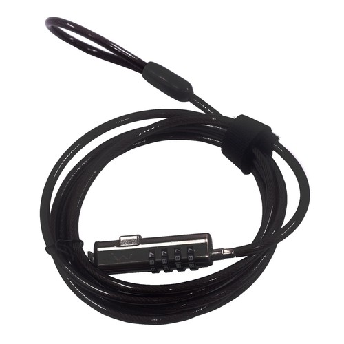 Ewent Security Cable with Combination Lock,Universal Security Cable for Notebook - 第 1/6 張圖片
